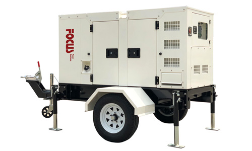 Mobile Trailer generator set configuration